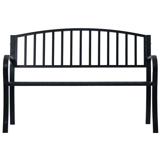 47941 vidaXL Garden Bench 125 cm Black Steel