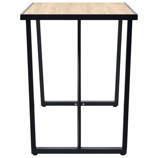 vidaXL Dining Table Oak 120x60x75 cm MDF