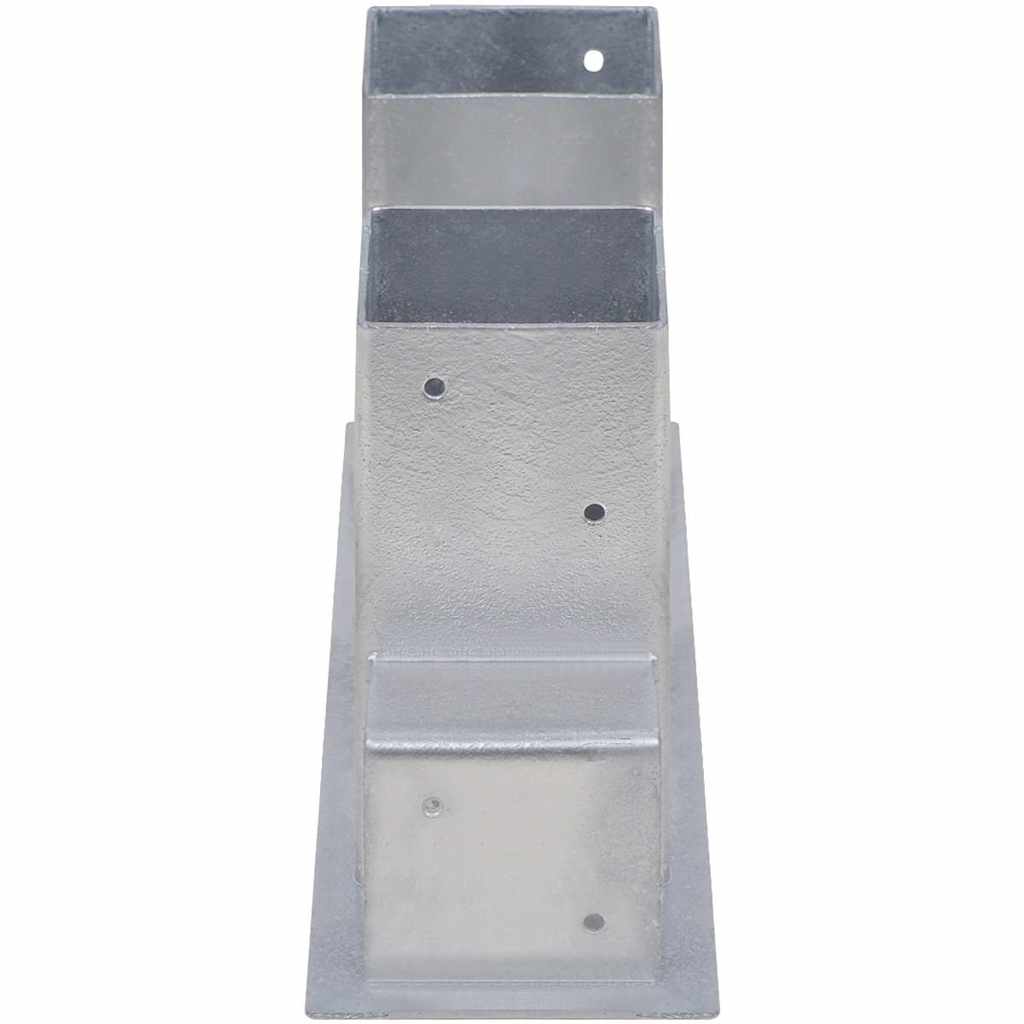 vidaXL Firewood Stacking Aids 12 pcs Steel Silver