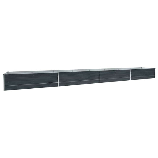 vidaXL Raised Bed | Anthracite | Galvanised Steel | Large | Raised Bed