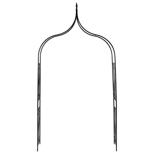 vidaXL Garden Arch Dark Green 142x37x275 cm Iron