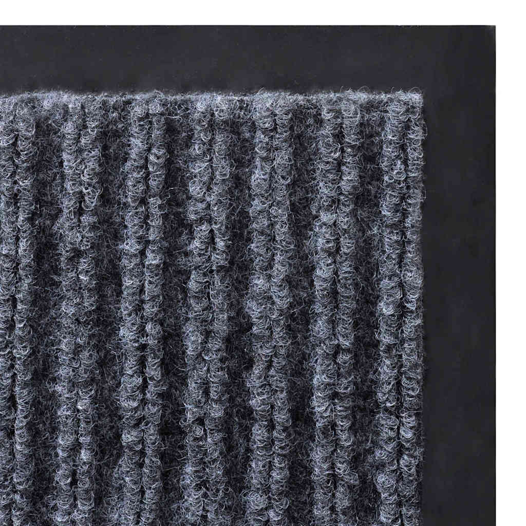 vidaXL PVC Door Mats 2 pcs Grey 90x60 cm
