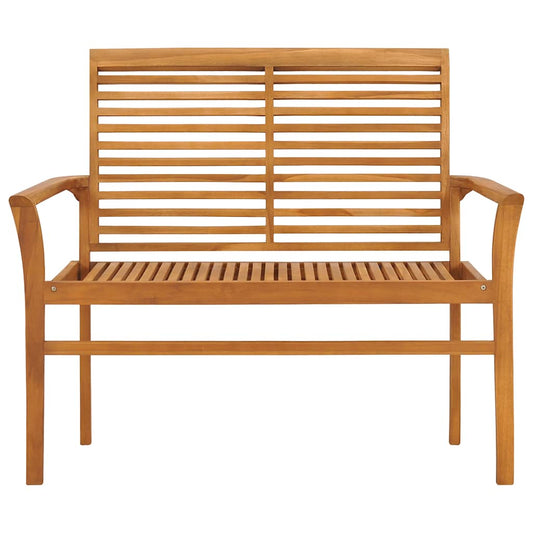 47407 vidaXL Garden Bench 112 cm Solid Teak Wood