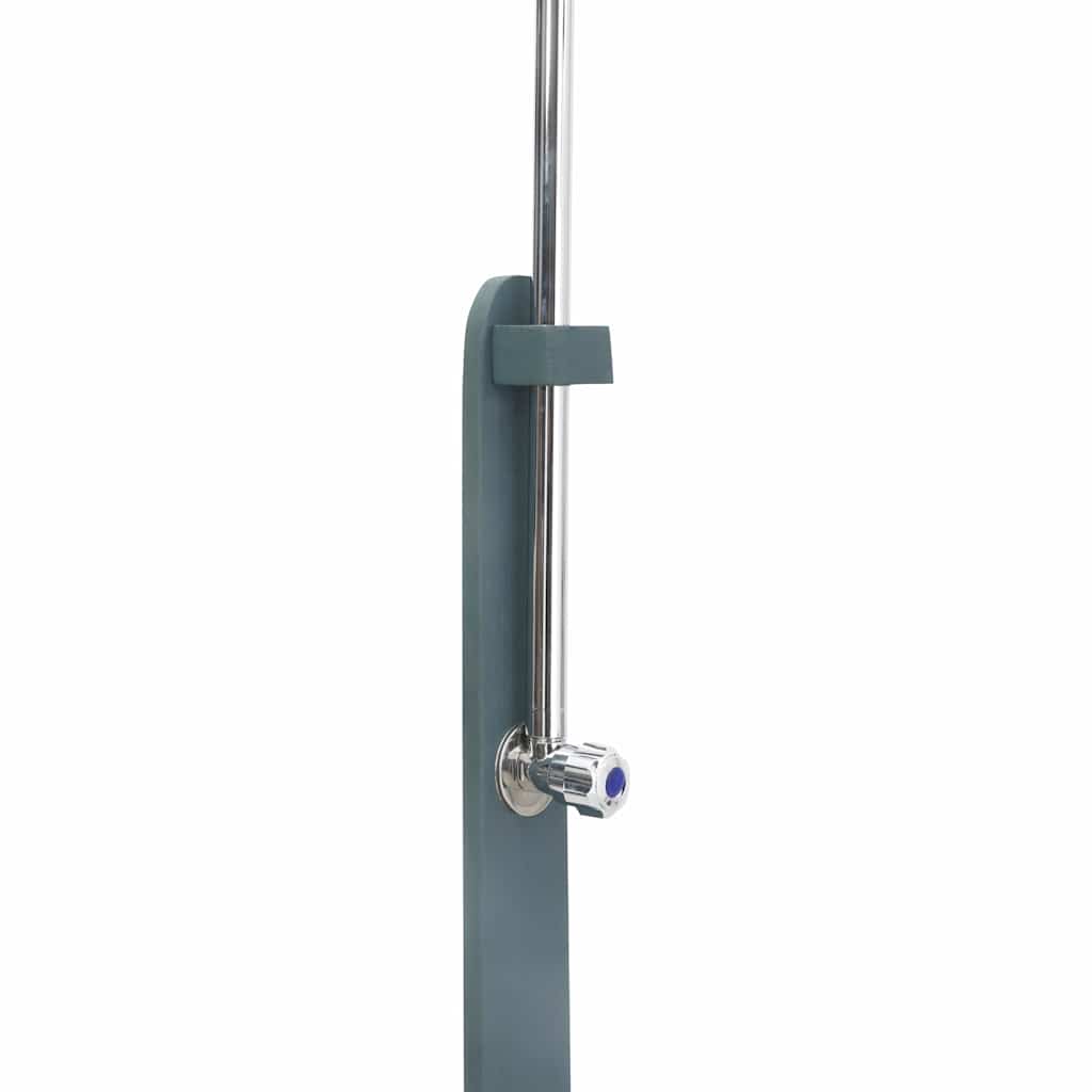 48208 vidaXL Garden Shower Anthracite Wood