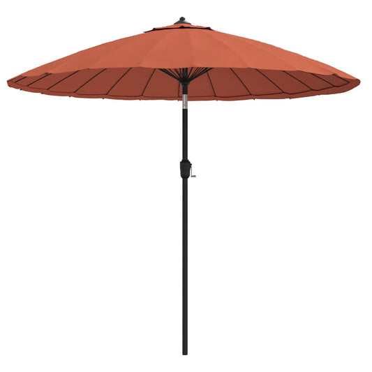vidaXL Garden Parasol with Aluminium Pole 250 cm Terracotta