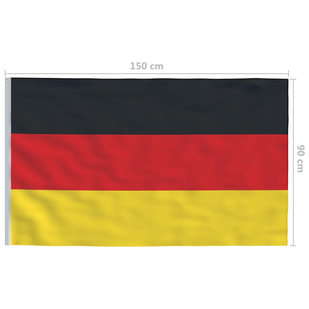 vidaXL Germany Flag 90x150 cm