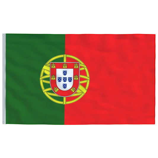 146057 vidaXL Portugal Flag 90x150 cm