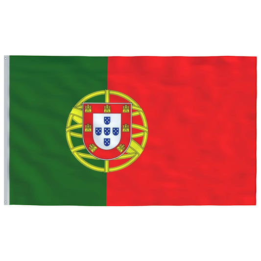 146057 vidaXL Portugal Flag 90x150 cm