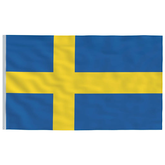 146065 vidaXL Sweden Flag 90x150 cm