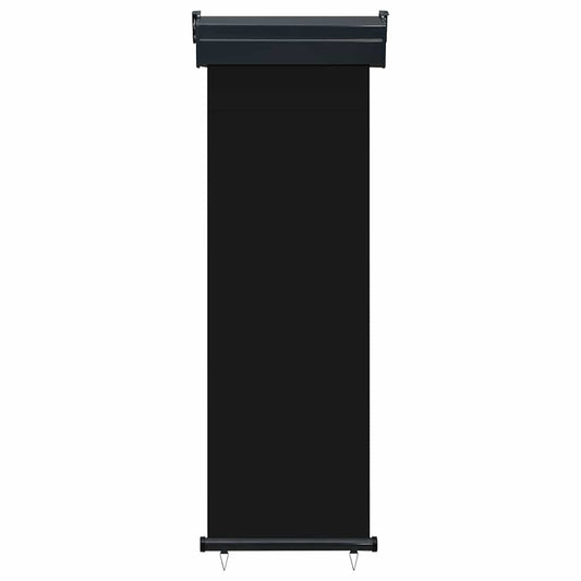 vidaXL Balcony Side Awning 65x250 cm Black