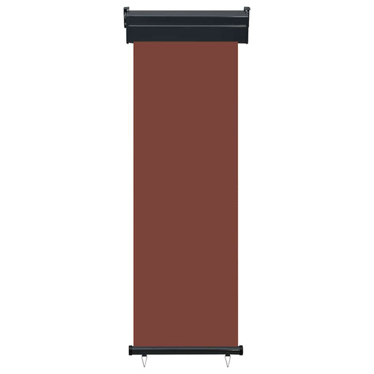 vidaXL Balcony Side Awning 65x250 cm Brown