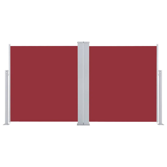 vidaXL Retractable Side Awning Red 160x600 cm