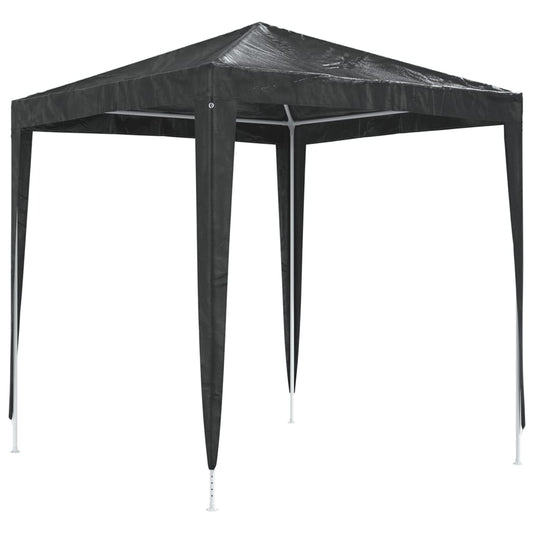 vidaXL Party Tent | Anthracite | Polyethylene, Steel | 2x2 m | Collapsible