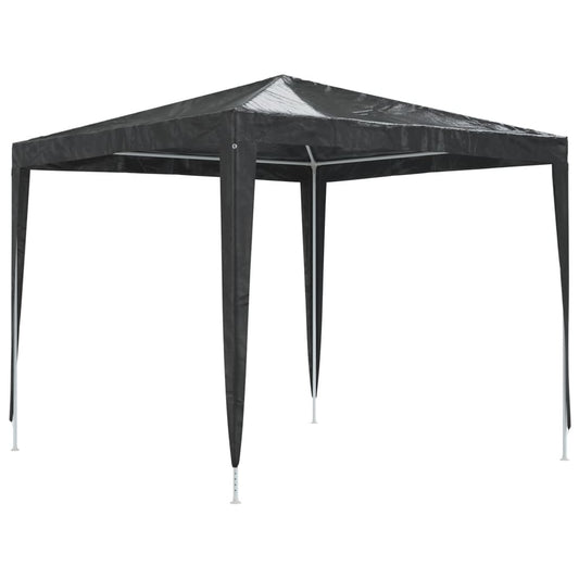 vidaXL Party Tent | Anthracite | Polyethylene, Steel | 2.5x2.5 m