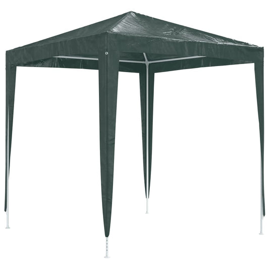 vidaXL Party Tent | Green | PE (polyethylene) canopy, steel frame | 2x2 meters