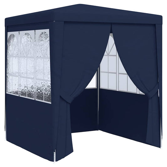 vidaXL Party Tent | Blue | Polyethylene | 2.5 x 2.5 meters | Foldable
