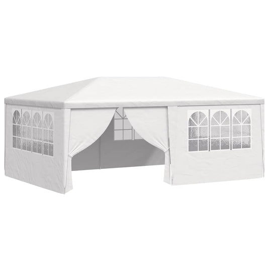 vidaXL Party Tent | White | Polyethylene, Steel | Large | Collapsible