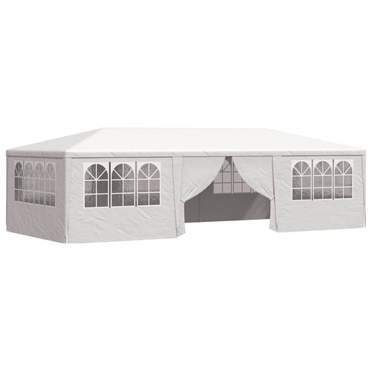 vidaXL Party Tent | White | Polyethylene, steel | 4x9 m | Water-resistant