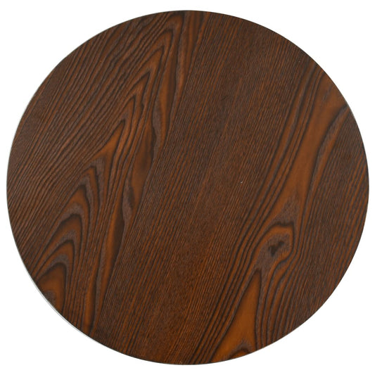 286416 vidaXL Bistro Table Dark Brown 40 cm MDF