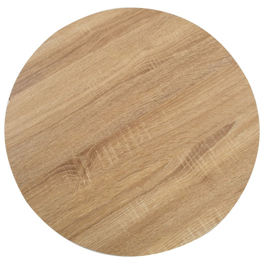 vidaXL Bistro Table Light Brown 50 cm MDF