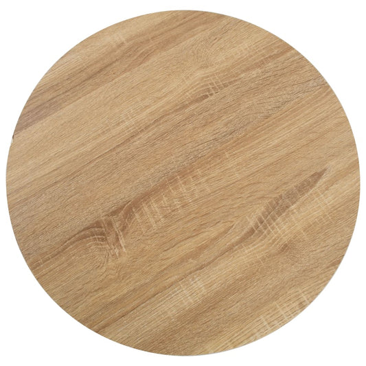 286418 vidaXL Bistro Table Light Brown 50 cm MDF