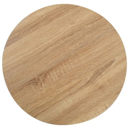 vidaXL Bistro Table Light Brown 80 cm MDF
