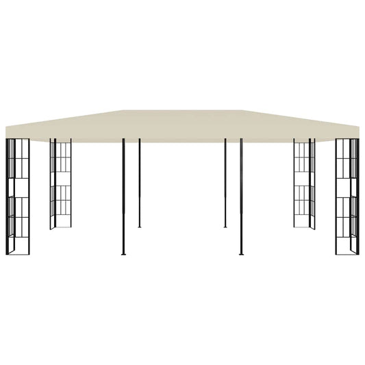 vidaXL Gazebo 3x6 m Cream