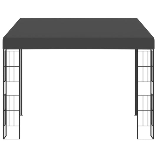 vidaXL Wall-mounted Gazebo 3x3 m Anthracite Fabric