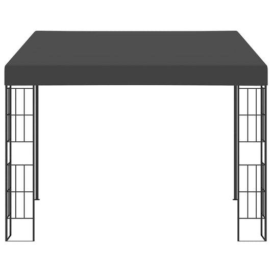 vidaXL Wall-mounted Gazebo 3x3 m Anthracite Fabric