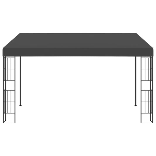 vidaXL Wall-mounted Gazebo 3x4 m Anthracite Fabric