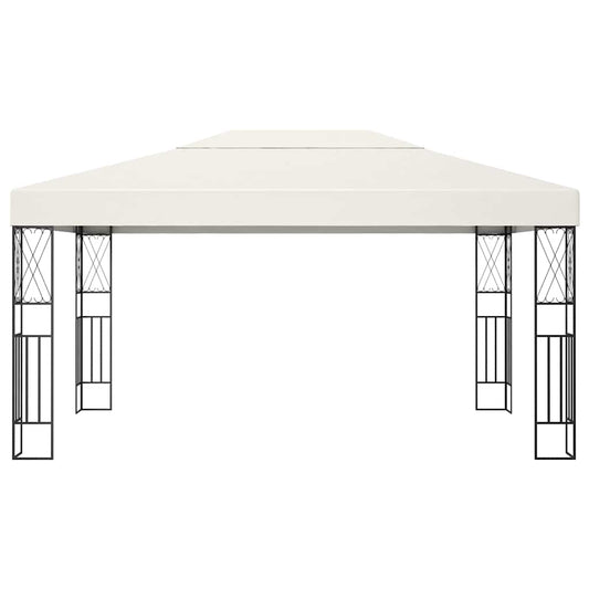 vidaXL Gazebo 3x4 m Cream Fabric