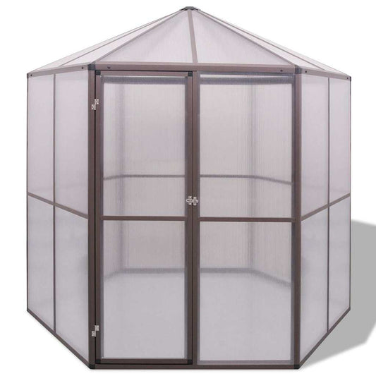 vidaXL Greenhouse Aluminium 240x211x232 cm