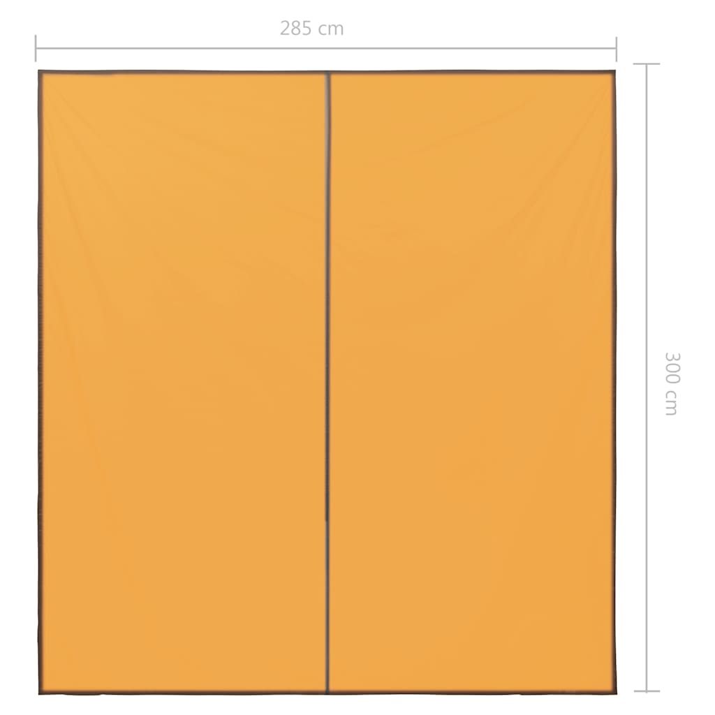 vidaXL Outdoor Tarp 3x2,85 m Yellow