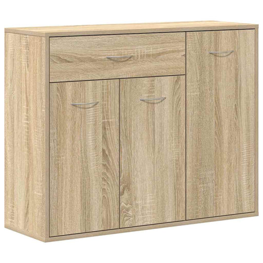 vidaXL Sideboard Sonoma Oak 88x30x70 cm Engineered Wood