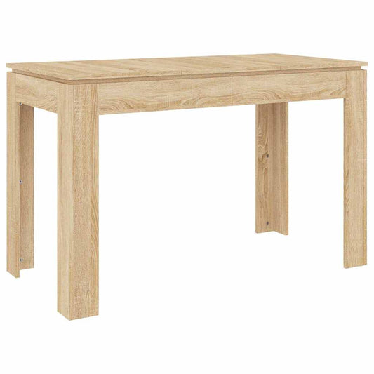 800759 vidaXL Dining Table Sonoma Oak 120x60x76 cm Engineered Wood