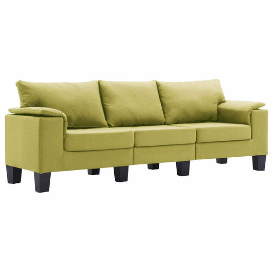 vidaXL Sofa Green Fabric