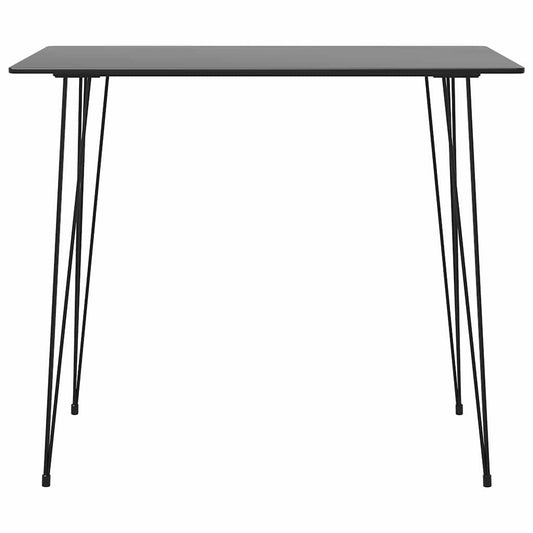 248143 vidaXL Bar Table Black 120x60x105 cm