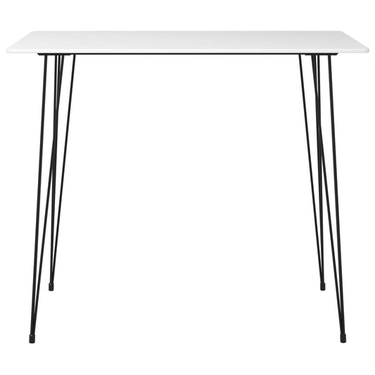 248144 vidaXL Bar Table White 120x60x105 cm