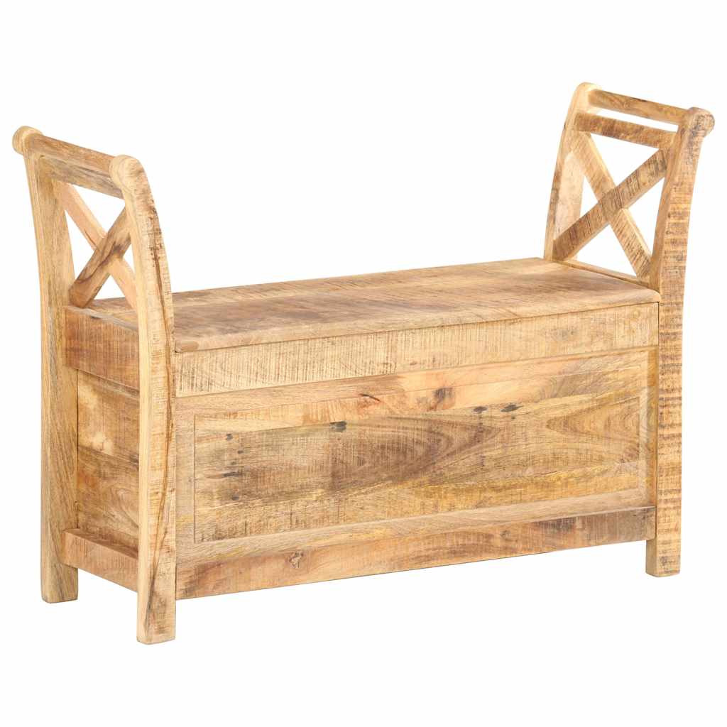vidaXL Hall Bench | Brown | Solid Mango Wood | 103x33x72 | Entryway Bench