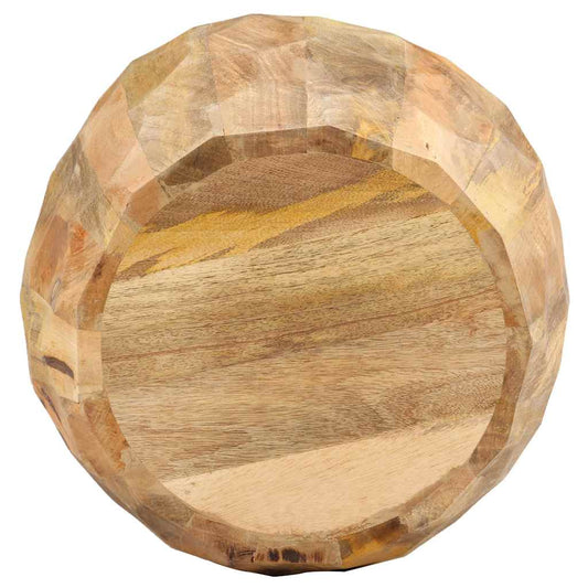 285910 vidaXL Drum Stool Solid Mango Wood