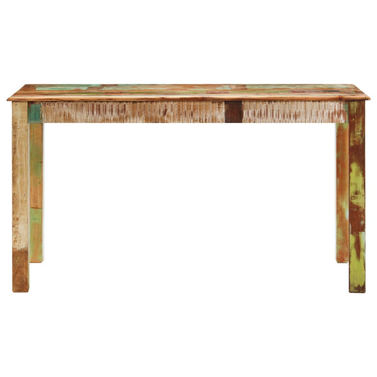 285930 vidaXL Dining Table Solid Reclaimed Wood 140x70x76 cm