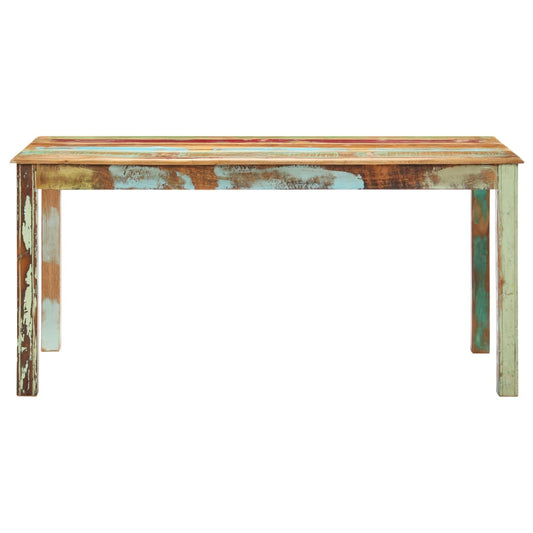 285931 vidaXL Dining Table Solid Reclaimed Wood 160x80x76 cm
