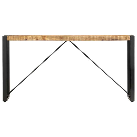285948 vidaXL Console Table 150x35x76 cm Solid Mango Wood
