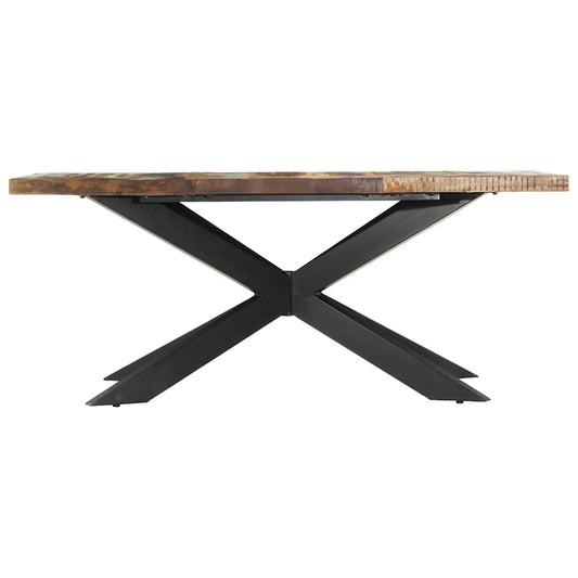 285966 vidaXL Dining Table 180x90x76 cm Solid Reclaimed Wood