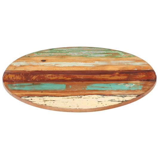 286031 vidaXL Round Table Top 40 cm 15-16 mm Solid Reclaimed Wood