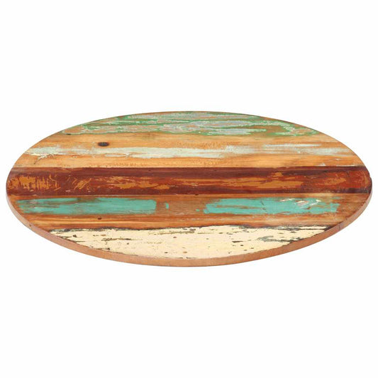 286032 vidaXL Round Table Top 50 cm 15-16 mm Solid Reclaimed Wood