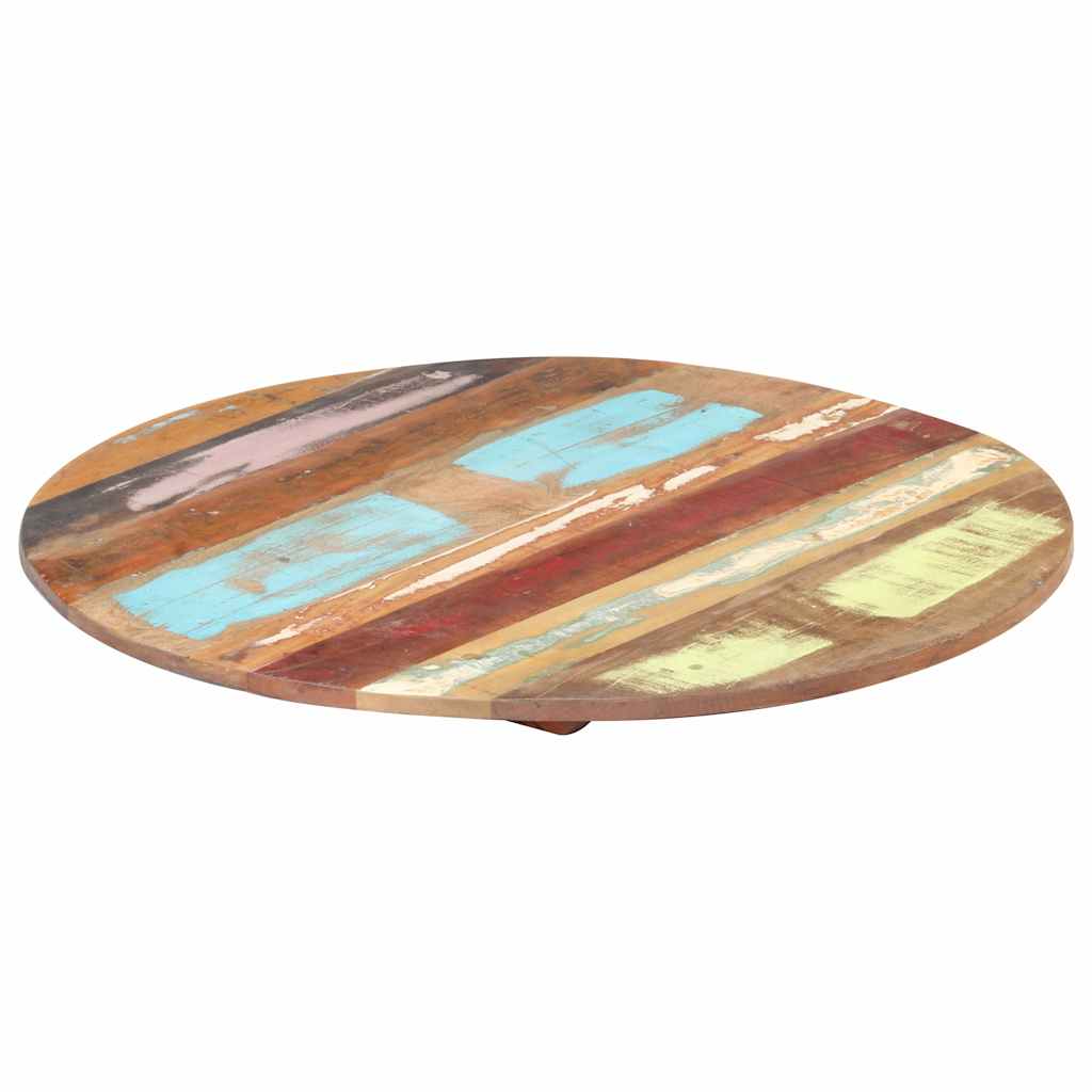 286032 vidaXL Round Table Top 50 cm 15-16 mm Solid Reclaimed Wood