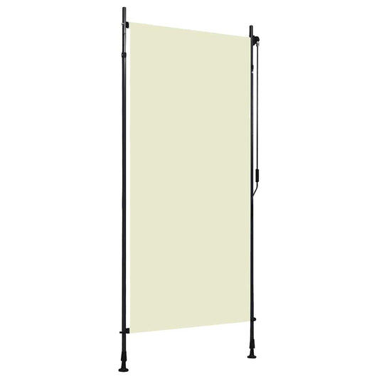 vidaXL Roller Blind | Cream | Polyester with PA coating, steel, aluminium