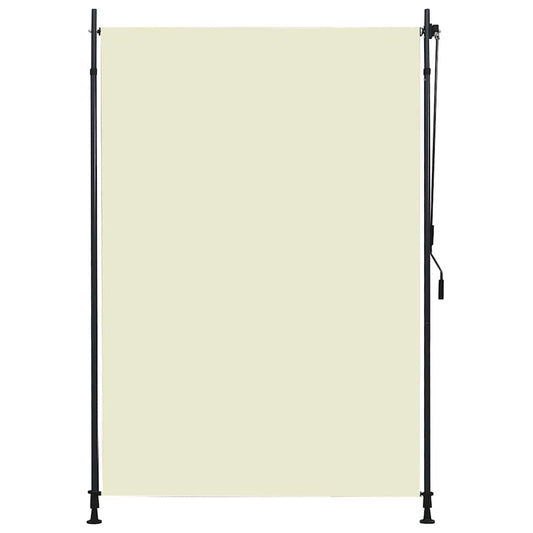 vidaXL Outdoor Roller Blind 150x270 cm Cream