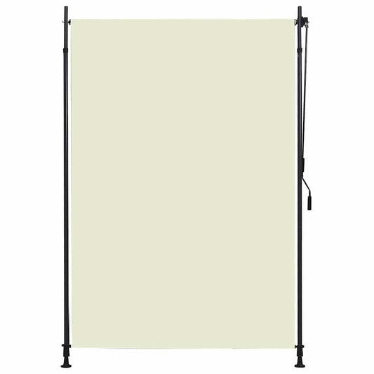 vidaXL Outdoor Roller Blind 150x270 cm Cream